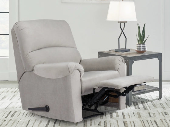 Nerviano Wall Recliner; Gray