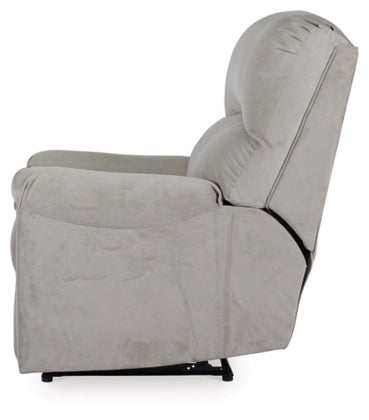 Nerviano Wall Recliner; Gray