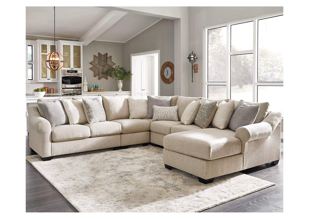Carnaby 5-Piece Sectional with Chaise