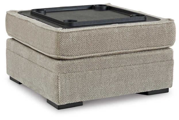 Calnita Ottoman With Storage;Sisal