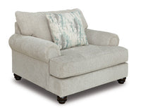 Akinlane Sofa Set;Pewter