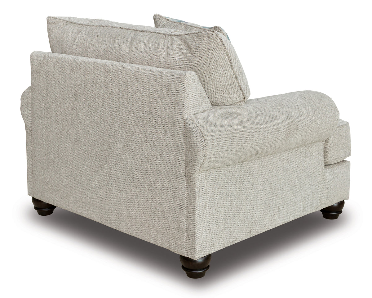Akinlane Chair and a Half;Pewter