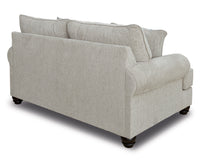 Akinlane Loveseat;Pewter