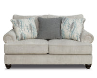 Akinlane Loveseat;Pewter