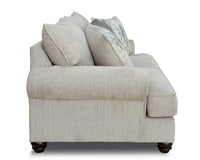 Akinlane Loveseat;Pewter