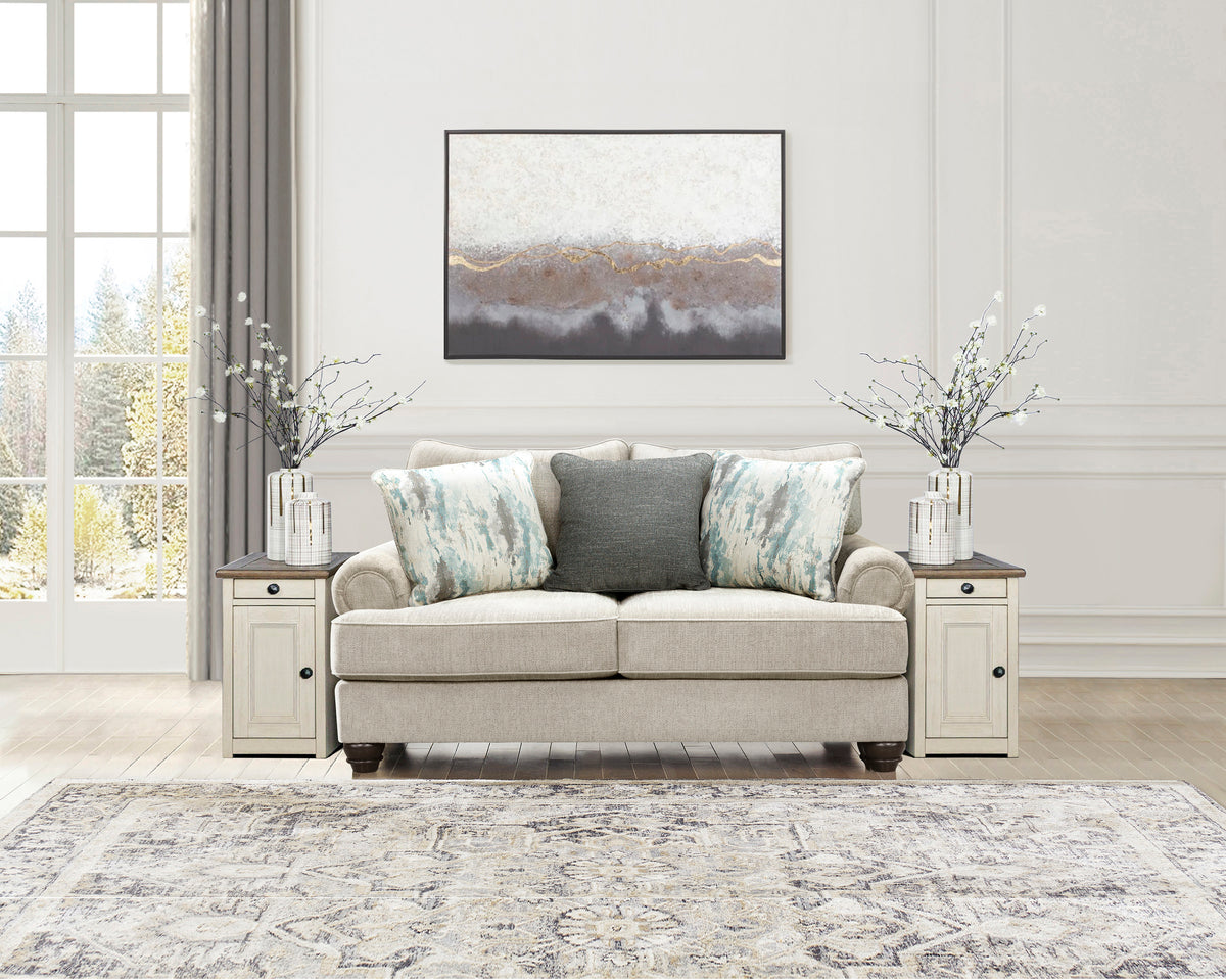 Akinlane Loveseat;Pewter