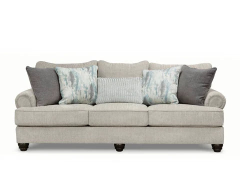Akinlane Sofa & Loveseat;pewter
