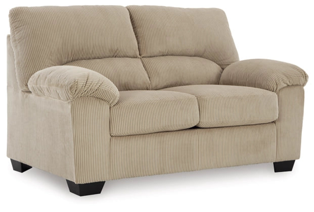 SimpleJoy Loveseat;Sand