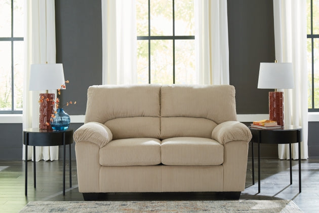 SimpleJoy Loveseat;Sand
