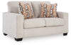Aviemore Sofa and Loveseat; Stone