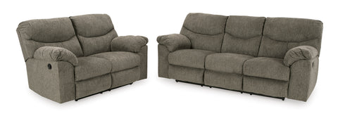 Alphons Sofa and Loveseat;Putty