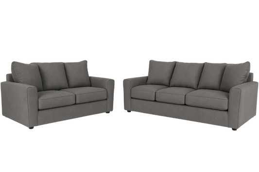 Stairatt Sofa Set (3+2);Charcoal