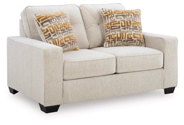 Storrow Sofa and Loveseat; Stone