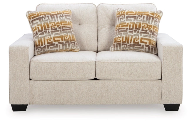 Storrow Loveseat;Stone