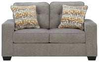 Storrow Loveseat;Iron
