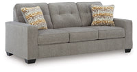 Storrow Sofa and Loveseat; Iron