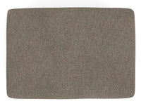 Triston-Peaks Ottoman;Suede