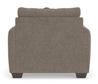 Triston-Peaks Chair and a Half;Suede