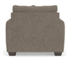 Triston-Peaks Chair and a Half;Suede