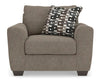 Triston-Peaks sofa set;Suede