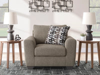 Triston-Peaks Chair and a Half;Suede