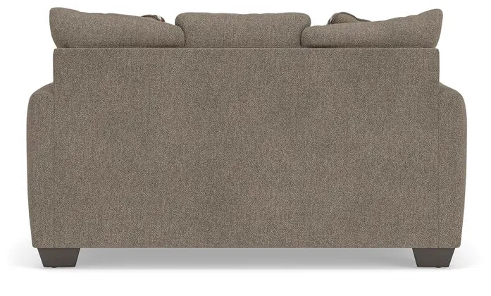 Triston-Peaks Loveseat;Suede