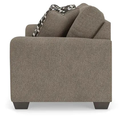 Triston-Peaks Loveseat;Suede