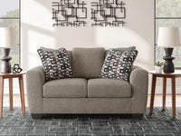 Triston-Peaks Loveseat;Suede