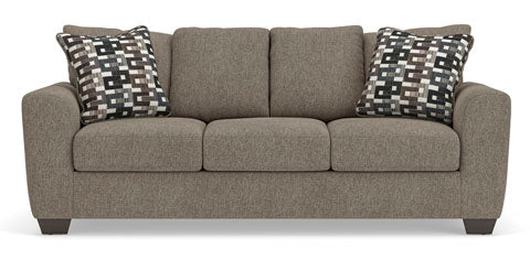 Triston-Peaks sofa set;Suede