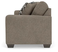 Triston-Peaks Sofa;Suede