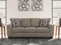 Triston-Peaks Sofa and Loveseat;Suede