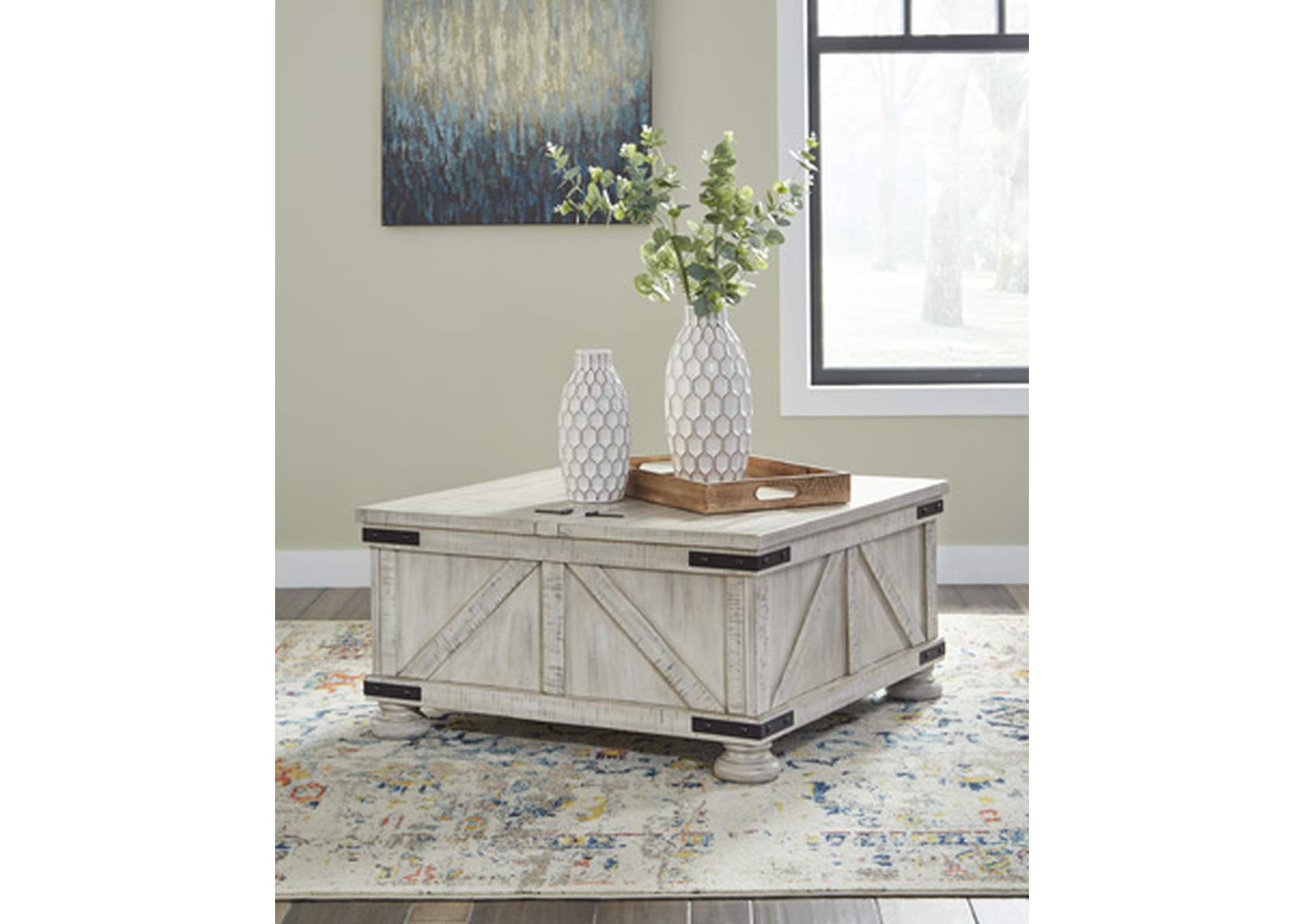 Carynhurst Coffee Table - Ashley Furniture - Brunei