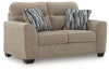 Olten Loveseat;Mocha