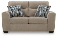 Olten Loveseat;Mocha