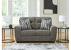 Olten Loveseat;Graphite