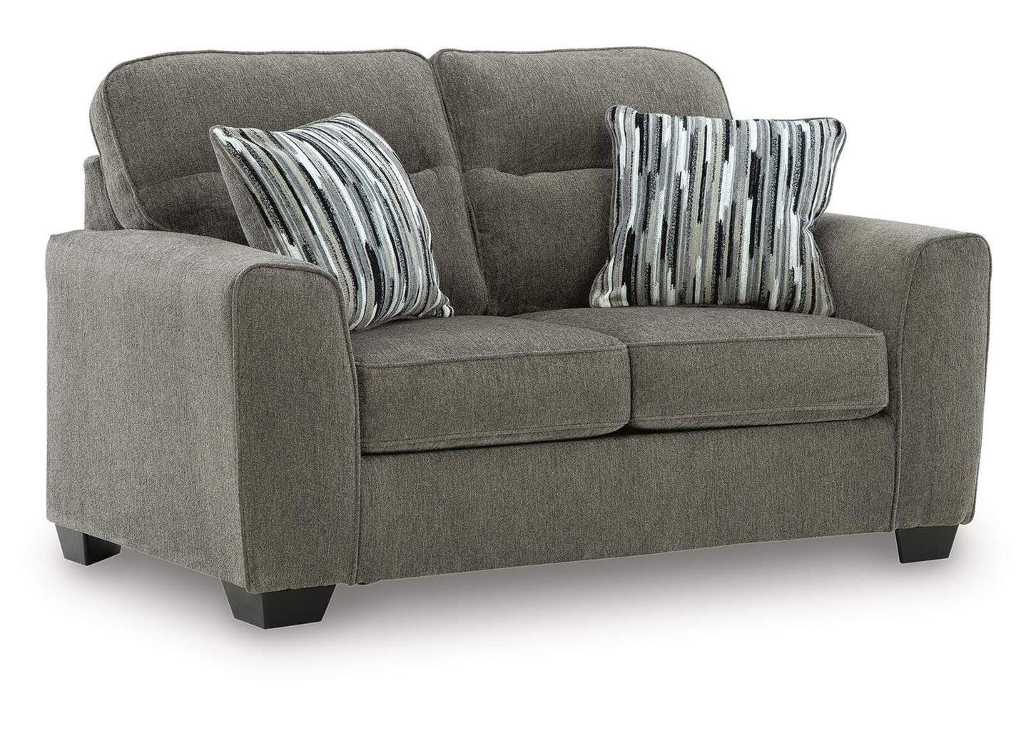 Olten Loveseat;Graphite