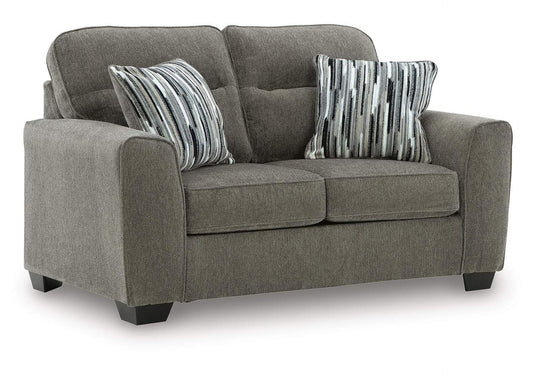 Olten Loveseat;Graphite