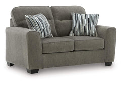 Olten Loveseat;Graphite