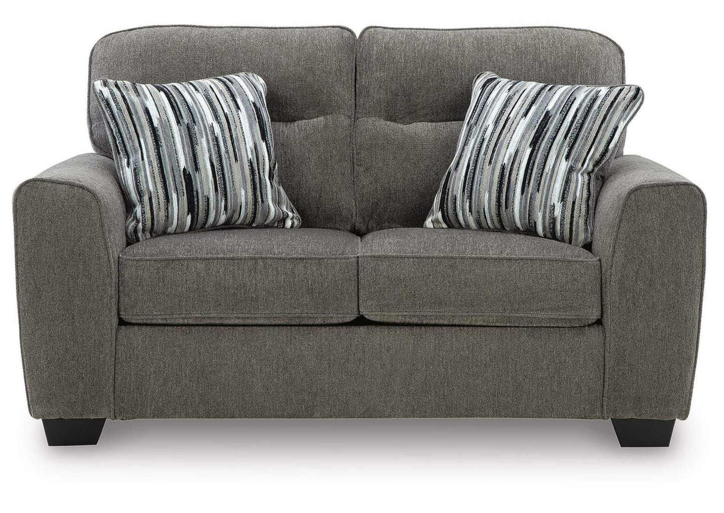 Olten Loveseat;Graphite