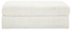 Karinne Oversized Accent Ottoman;Linen