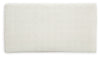 Karinne Oversized Accent Ottoman;Linen