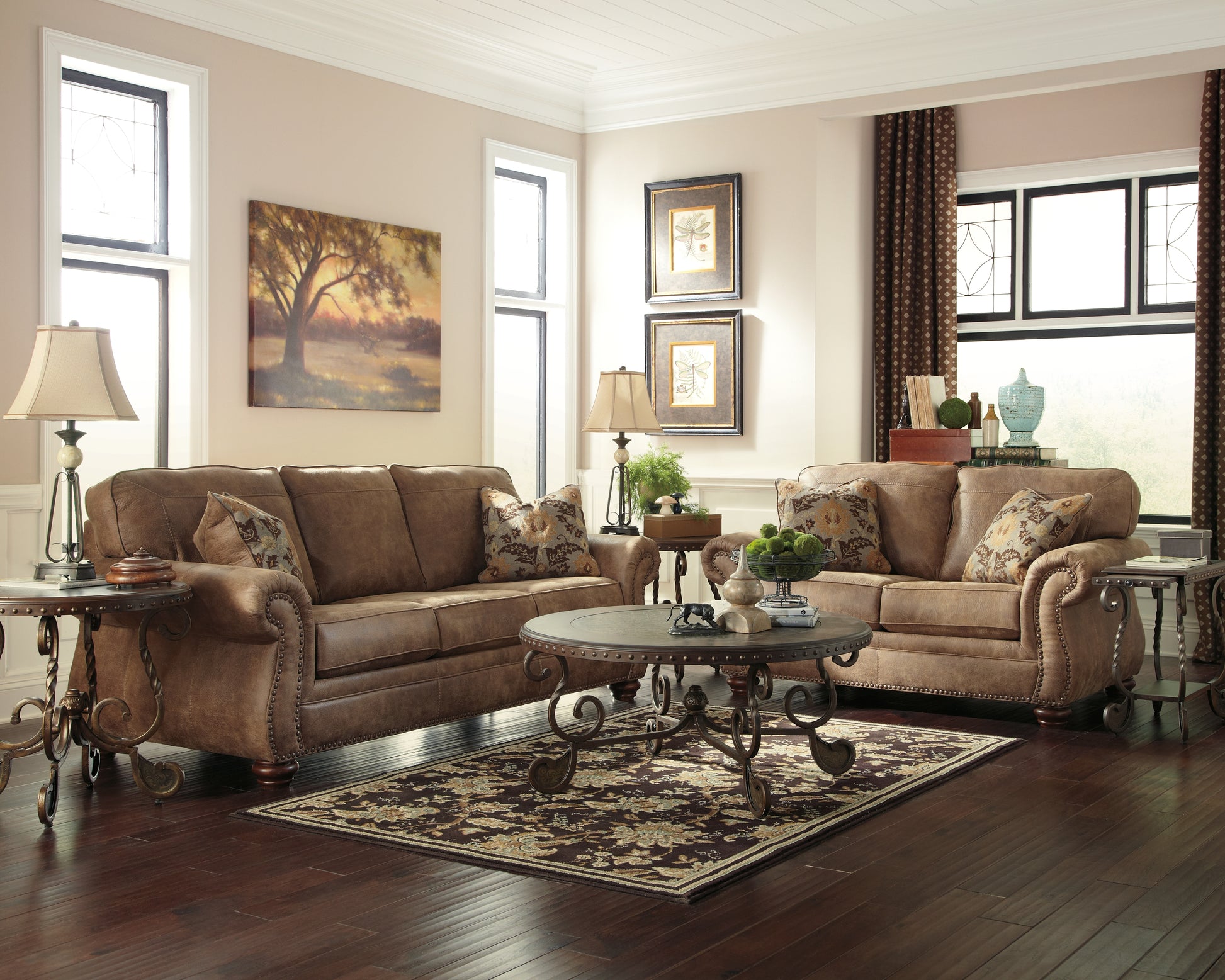 Larkinhurst Loveseat - Ashley Furniture - Brunei
