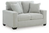 Amesley Loveseat;Smoke