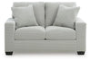 Amesley Loveseat;Smoke