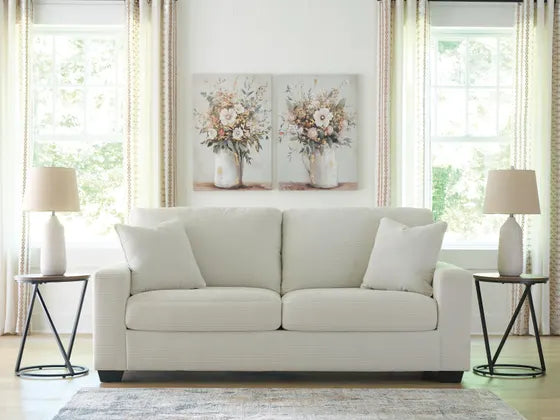 Amesley Sofa;Ivory