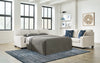 Padova Queen Sofa Sleeper; Ivory