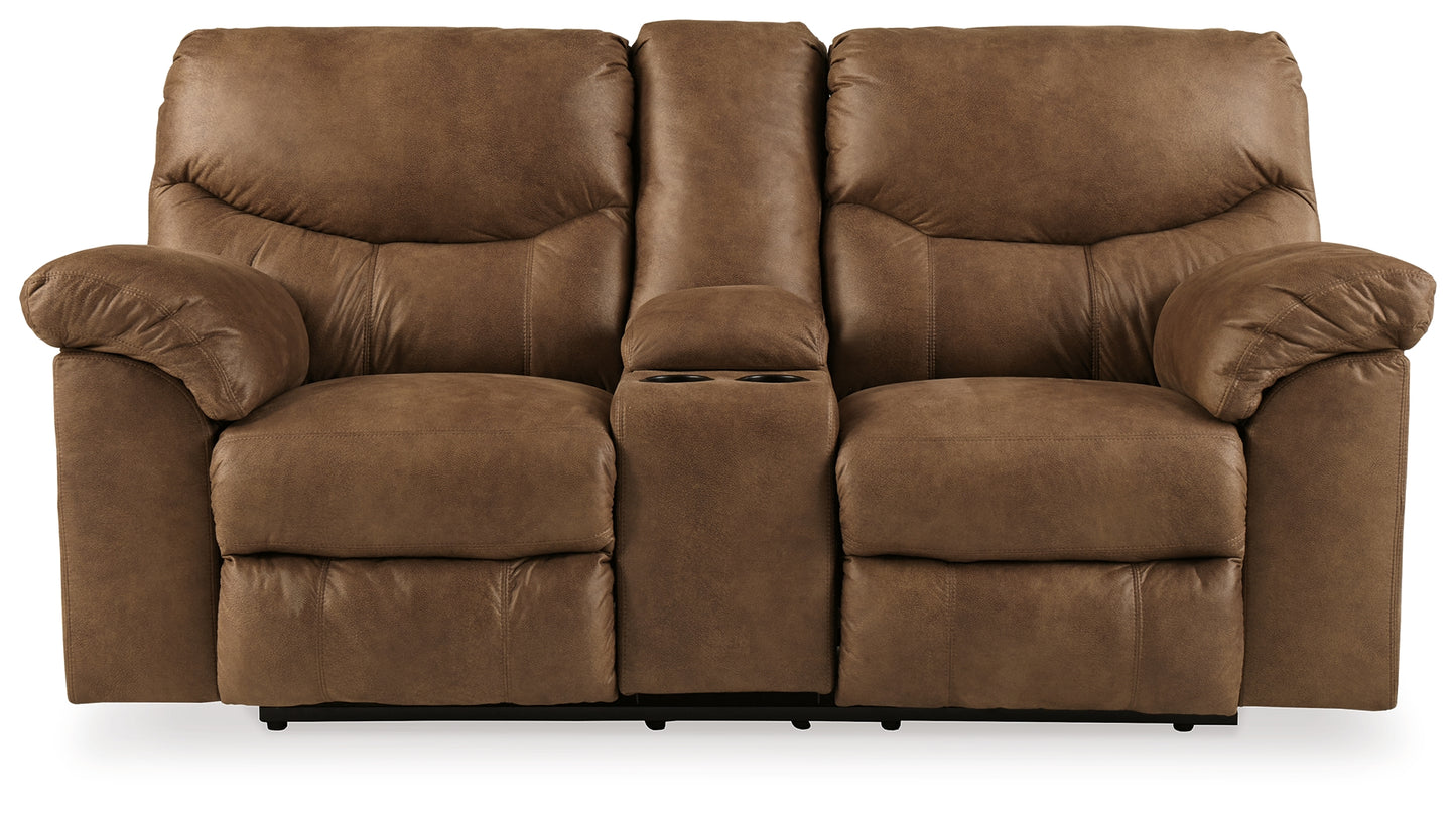 Boxberg Reclining Loveseat with Console - Ashley Furniture - Brunei
