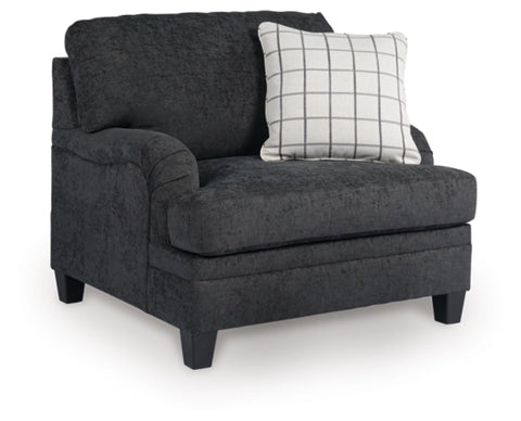 Bralynn Chair and a Half; Steel