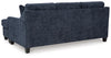 Keenelynn Sofa Chaise;Navy