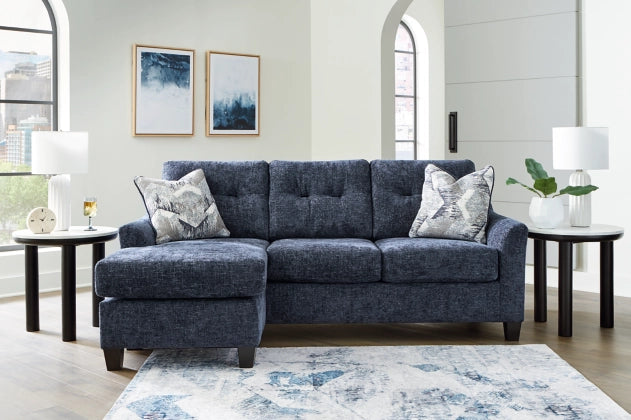 Keenelynn Sofa Chaise;Navy
